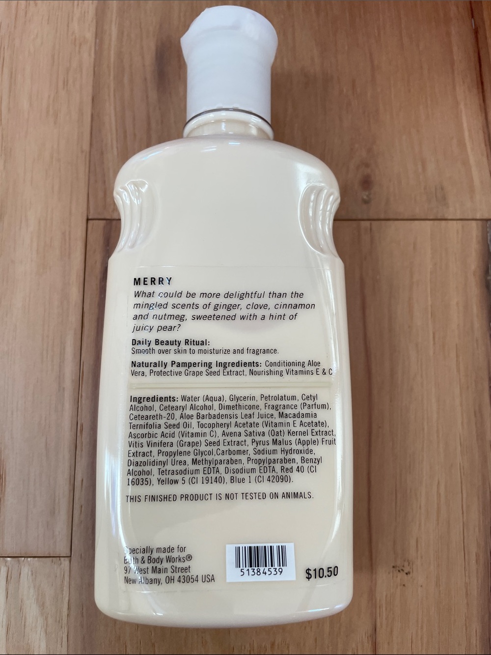 Bath & Body Works Vintage Holiday Gingerbread Spice Body Lotion NEW! - Picture 3 of 4